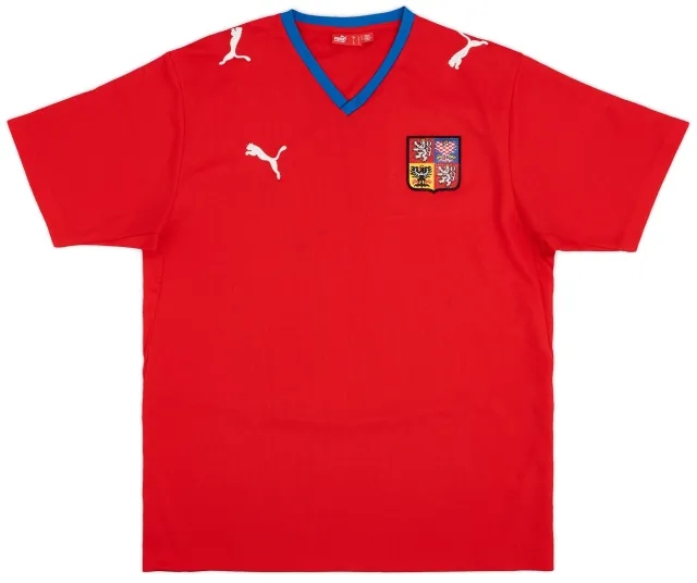 Puma 2008-09 Czech Republic Home Shirt - 9/10 - (L)