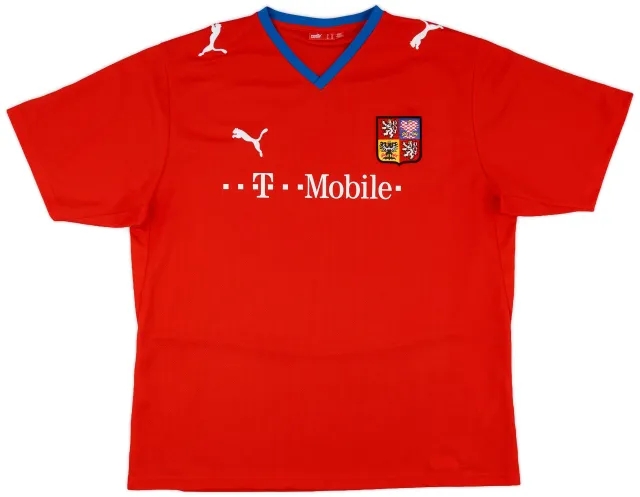 Puma 2008-09 Czech Republic Basic Home Shirt - 9/10 - (XL)