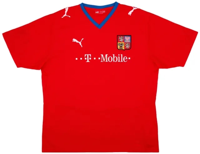 Puma 2008-09 Czech Republic Basic Home Shirt - 9/10 - (XL)