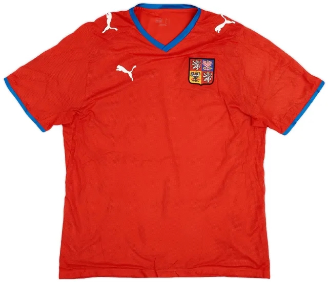Puma 2008-09 Czech Republic Home Shirt - 6/10 - (XL)
