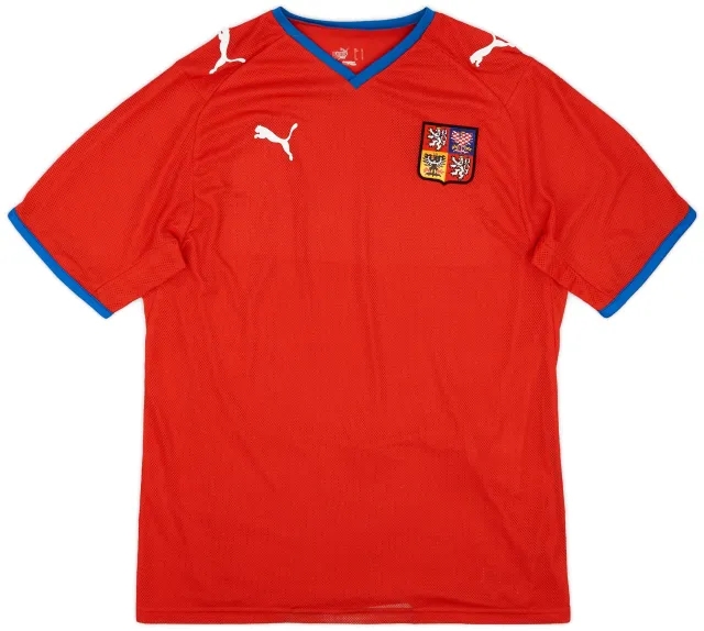 Puma 2008-09 Czech Republic Home Shirt - 8/10 - (XL)