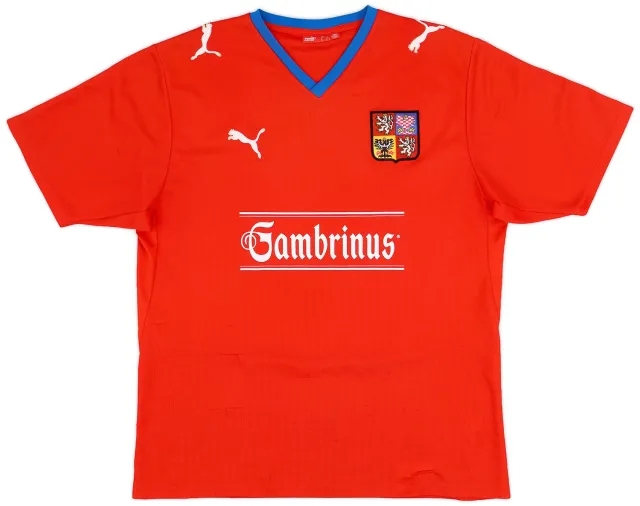 Puma 2008-09 Czech Republic Basic Home Shirt - 6/10 - (L)