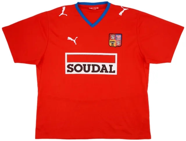 Puma 2008-09 Czech Republic Basic Home Shirt - 9/10 - (XXL)