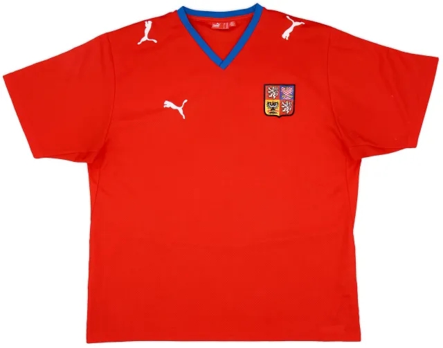 Puma 2008-09 Czech Republic Home Shirt - 9/10 - (XXL)