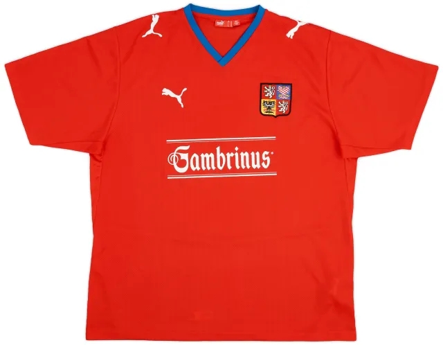Puma 2008-09 Czech Republic Basic Home Shirt - 9/10 - (XL)