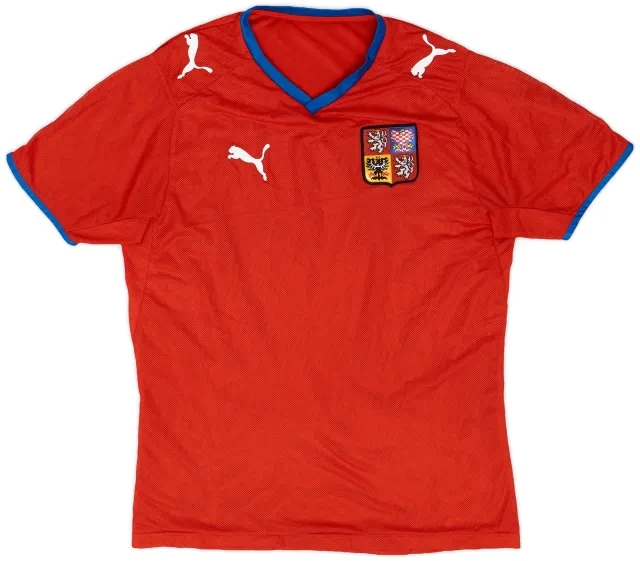 Puma 2008-09 Czech Republic Home Shirt - 6/10 - (M)