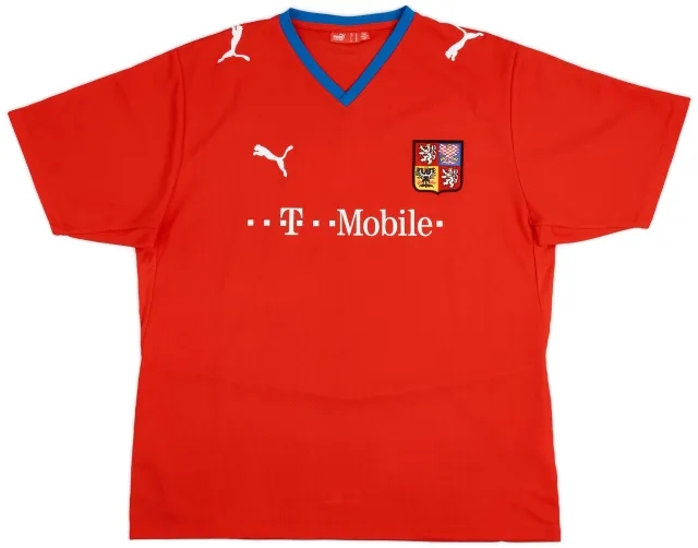 Puma 2008-09 Czech Republic Home Shirt - 9/10 - (XL)