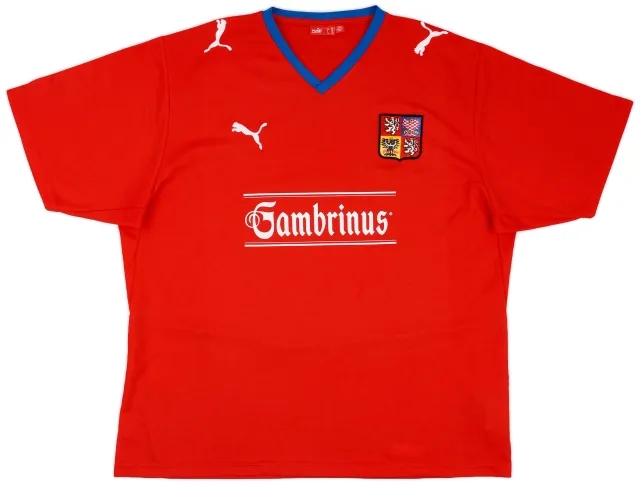 Puma 2008-09 Czech Republic Basic Home Shirt - 9/10 - (XXL)