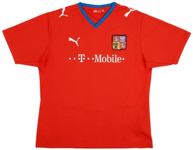 Puma 2008-09 Czech Republic Basic Home Shirt - 9/10 - (L)