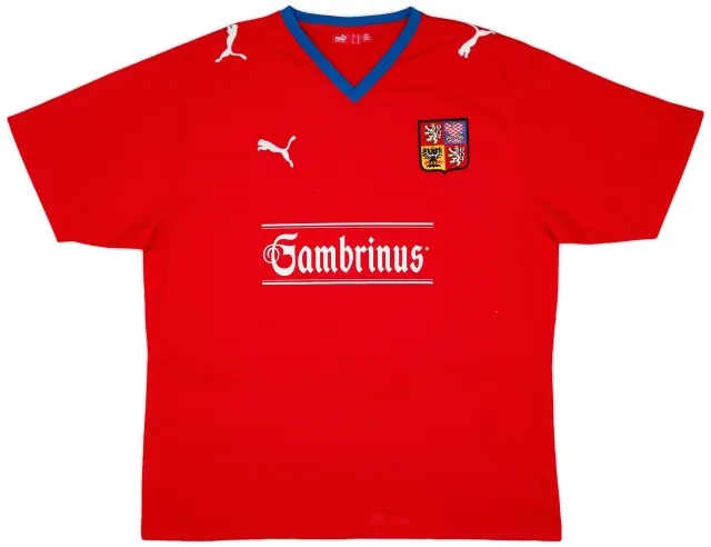 Puma 2008-09 Czech Republic Basic Home Shirt - 8/10 - (XL)