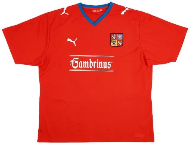 Puma 2008-09 Czech Republic Basic Home Shirt - 9/10 - (XXL)
