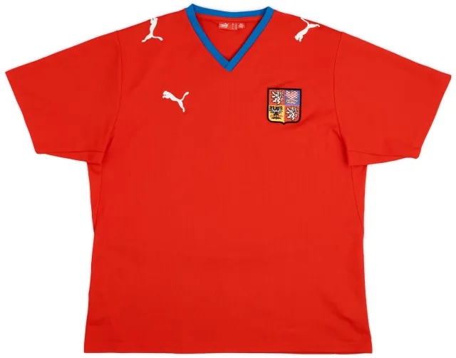 Puma 2008-09 Czech Republic Basic Home Shirt - 8/10 - (XL)