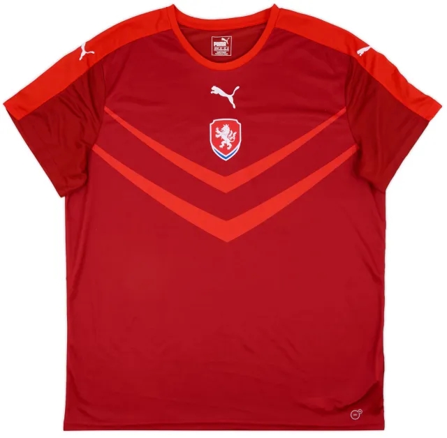Puma 2016-18 Czech Republic Home Shirt - 9/10 - (XXL)
