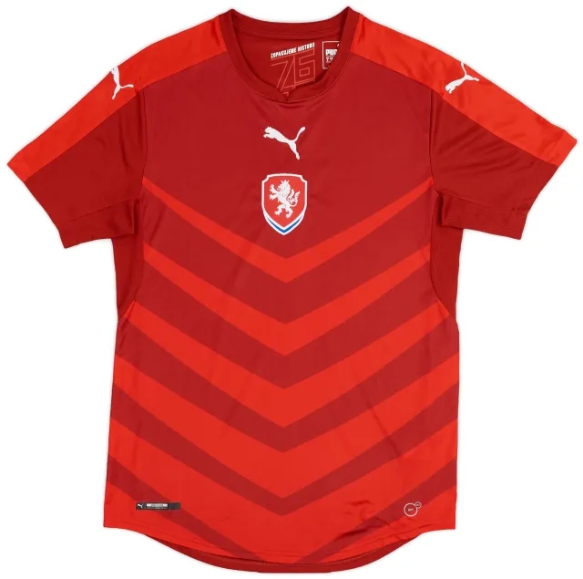 Puma 2016-18 Czech Republic Home Shirt - 10/10 - (S)