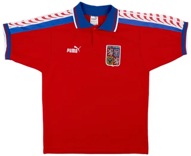 Puma 1996-98 Czech Republic Home Shirt - 9/10 - (S)