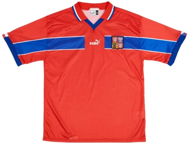 Puma 1998-00 Czech Republic Home Shirt - 8/10 - (XL)