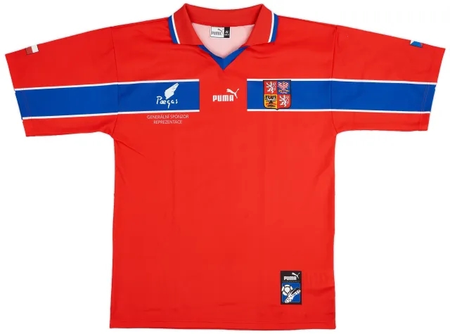 Puma 1998-00 Czech Republic Basic Home Shirt - 8/10 - (XL)