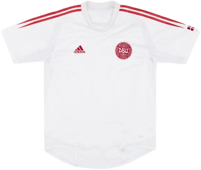 adidas 2004-06 Denmark Player Issue Away Shirt - 6/10 - (M)
