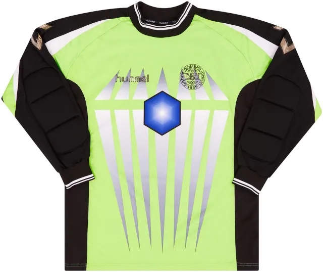 Hummel 2000-02 Denmark GK Shirt - 9/10 - (S)