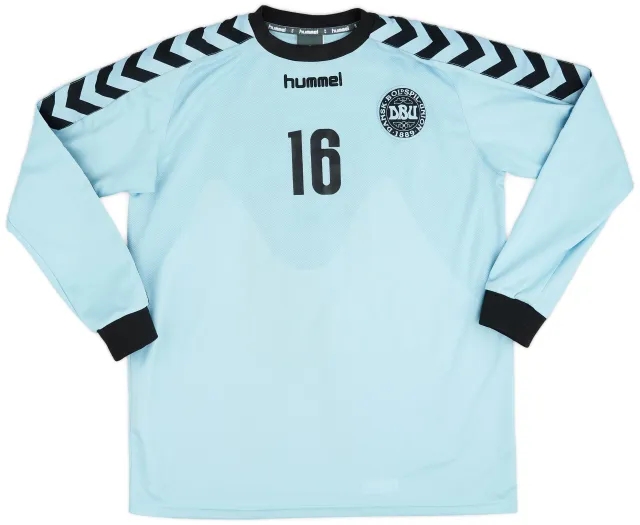 Hummel 2002-03 Denmark GK Shirt #16 - 9/10 - (L)