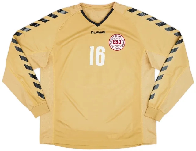 Hummel 2003-04 Denmark GK Shirt #16 - 9/10 - (M)