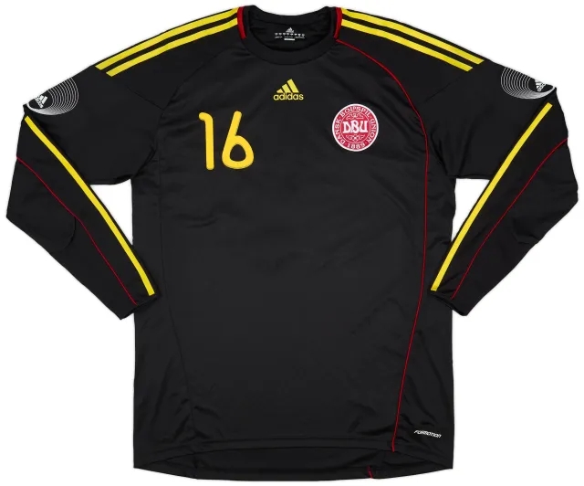 adidas 2010-12 Denmark Player Issue GK Shirt #16 - 9/10 - (L)