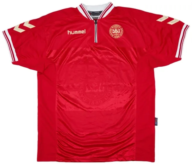 Hummel 2000-02 Denmark Home Shirt - 6/10 - (XXL)
