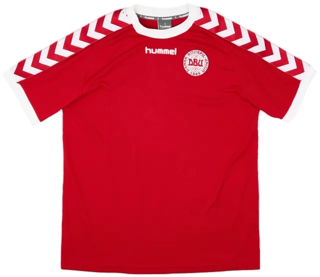 Hummel 2002-03 Denmark Home Shirt - 8/10 - (L)