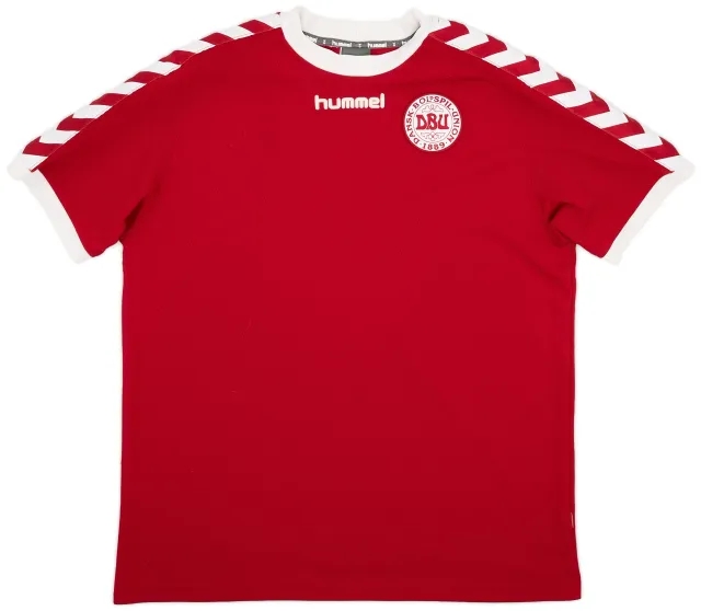 Hummel 2002-03 Denmark Home Shirt - 7/10 - (XL)
