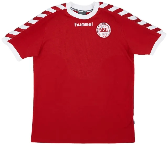 Hummel 2002-03 Denmark Home Shirt - 7/10 - (M)