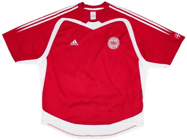 adidas 2004-05 Denmark Home Shirt - 8/10 - (XXL)