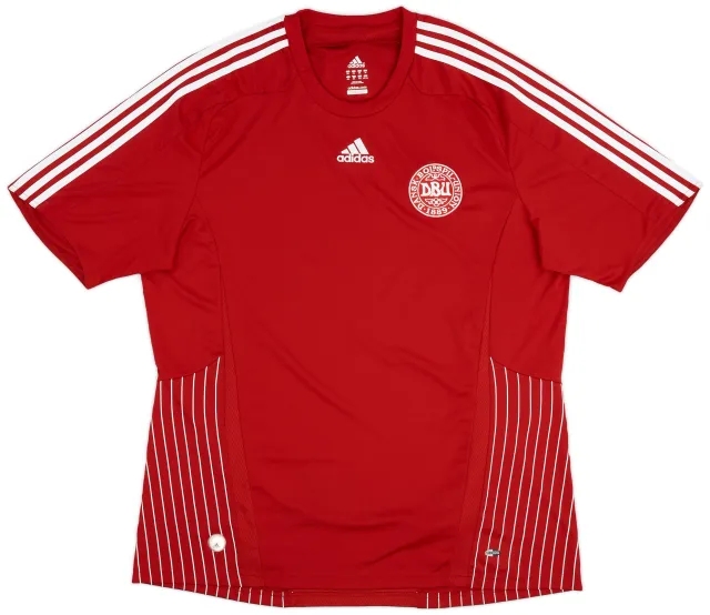 adidas 2007-10 Denmark Home Shirt - 9/10 - (XXL)