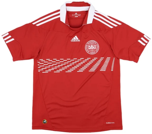 adidas 2010-11 Denmark Home Shirt - 9/10 - (XL.Boys)