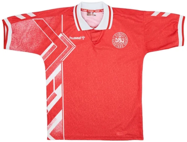 Hummel 1994-95 Denmark Home Shirt - 7/10 - (S)