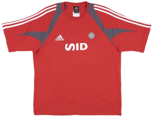 2004-05 Denmark adidas Training Tee - 8/10 - (L/XL)
