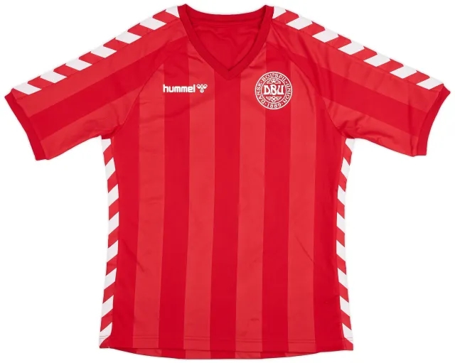 Hummel 2022 Denmark '1983-84' Re-issue Home Shirt - 9/10 - (L)