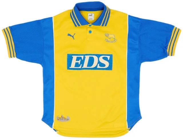 Puma 1999-01 Derby County Away Shirt - 6/10 - (XL.Boys)