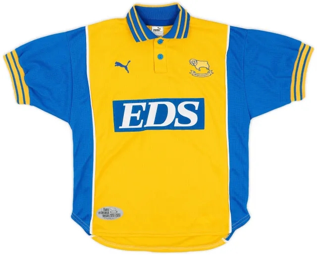 Puma 1999-01 Derby County Away Shirt - 8/10 - (L.Boys)