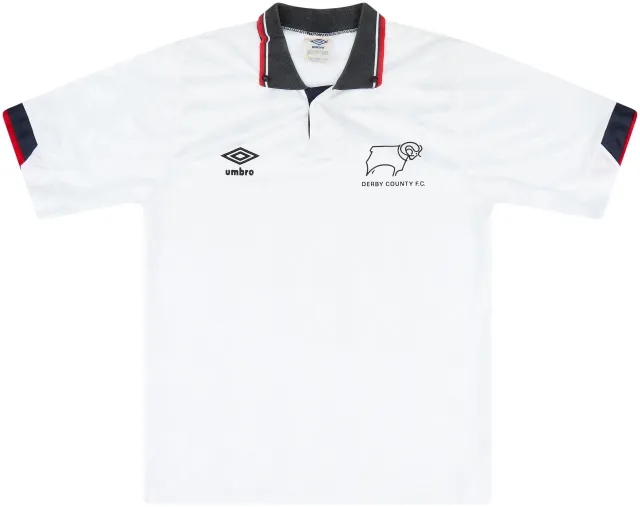 Umbro 1989-91 Derby County Home Shirt - 8/10 - (S)