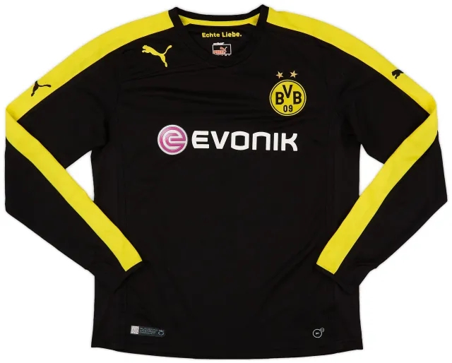 Puma 2013-14 Borussia Dortmund Away L/S Shirt - 9/10 - (XXL.Boys)