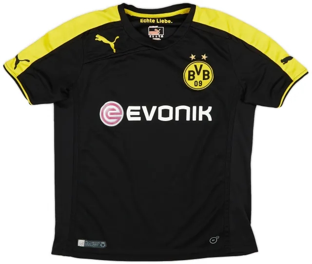 Puma 2013-14 Borussia Dortmund Away Shirt - 9/10 - (XL.Boys)