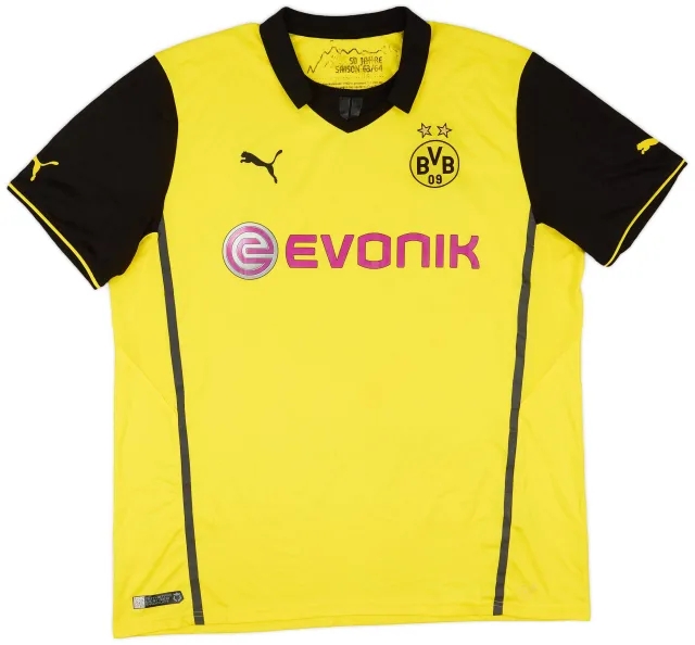 Puma 2013-14 Dortmund CL Home Shirt - 6/10 - (XXL)