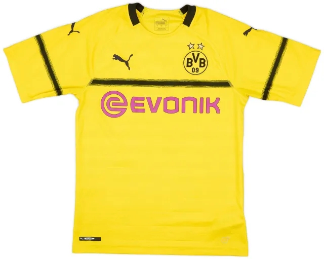 Puma 2018-19 Borussia Dortmund European Home Shirt - 9/10 - (S)