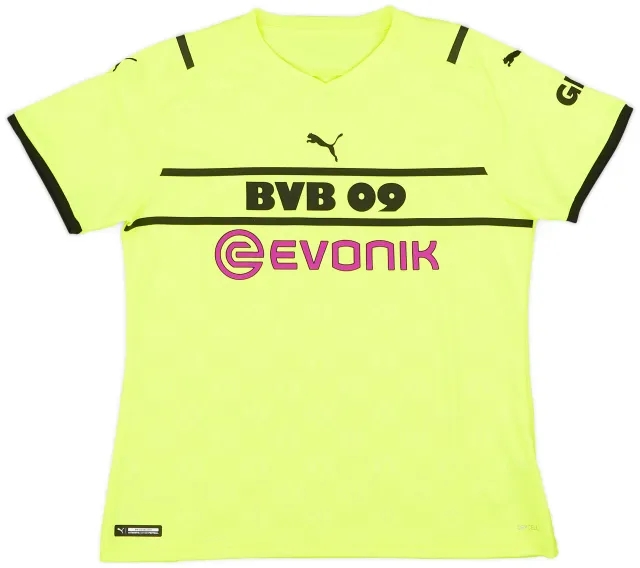 Puma 2021-22 Borussia Dortmund European Home Shirt - 10/10 - (Women's L)