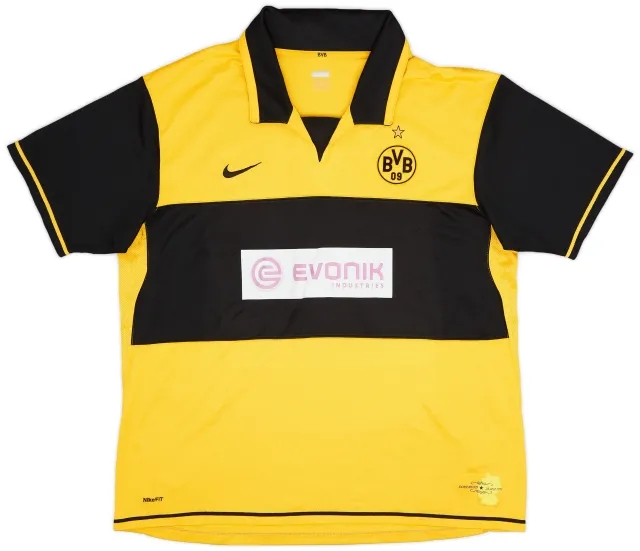Nike 2007-08 Borussia Dortmund Home Shirt - 7/10 - (XXL)