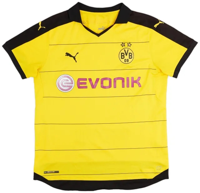 Puma 2015-16 Borussia Dortmund Home Shirt - 7/10 - (L)