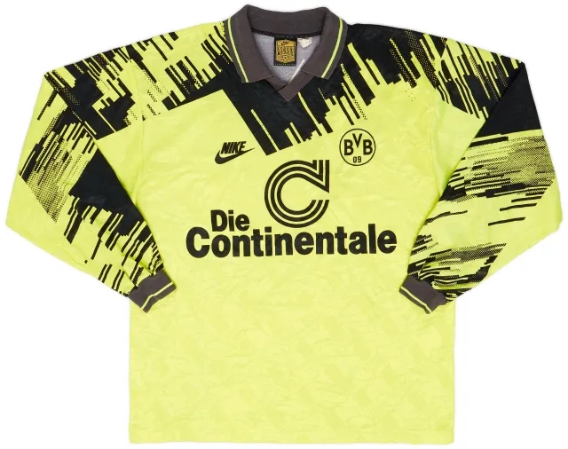 Nike 1993-94 Borussia Dortmund Home L/S Shirt - 8/10 - (XL)