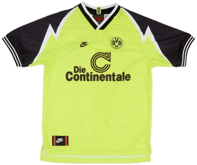 Nike 1995-96 Borussia Dortmund Home Shirt - 7/10 - (XL. Boys)