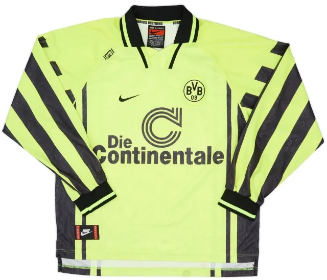 Nike 1996-97 Borussia Dortmund Home L/S Shirt - 7/10 - (XL)