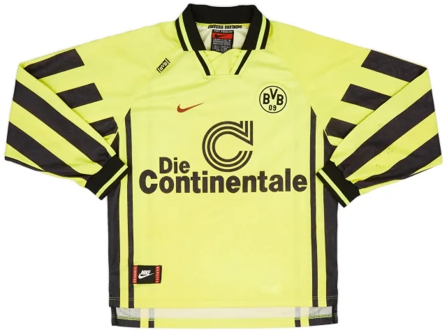 Nike 1996-97 Borussia Dortmund Home L/S Shirt - 6/10 - (M)